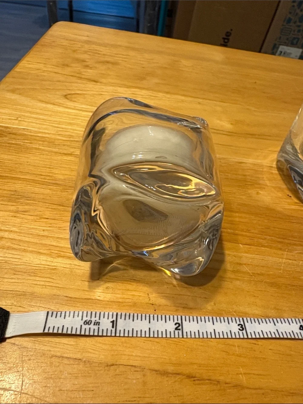IKEA Clear Glass Tealight Holders - Trio